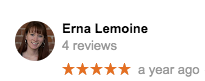 Erna Lemoine Google Review