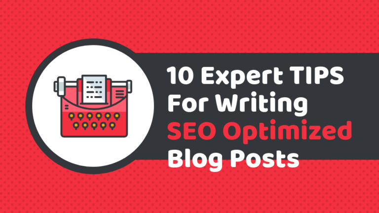 Header for article on how to write SEO optimized blog posts that rank high on Google
