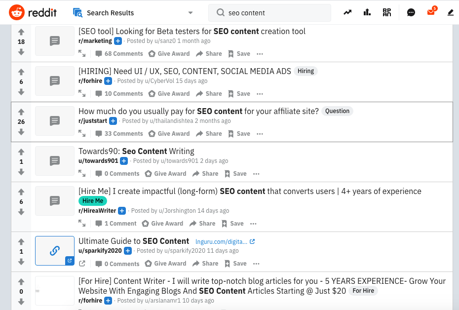 Write an optimized blog post by researching reddit: example is for SEO content