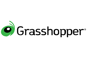 This image has an empty alt attribute; its file name is grasshopperlogo.png